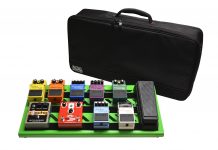 Aluminum pedal board with carrying bag