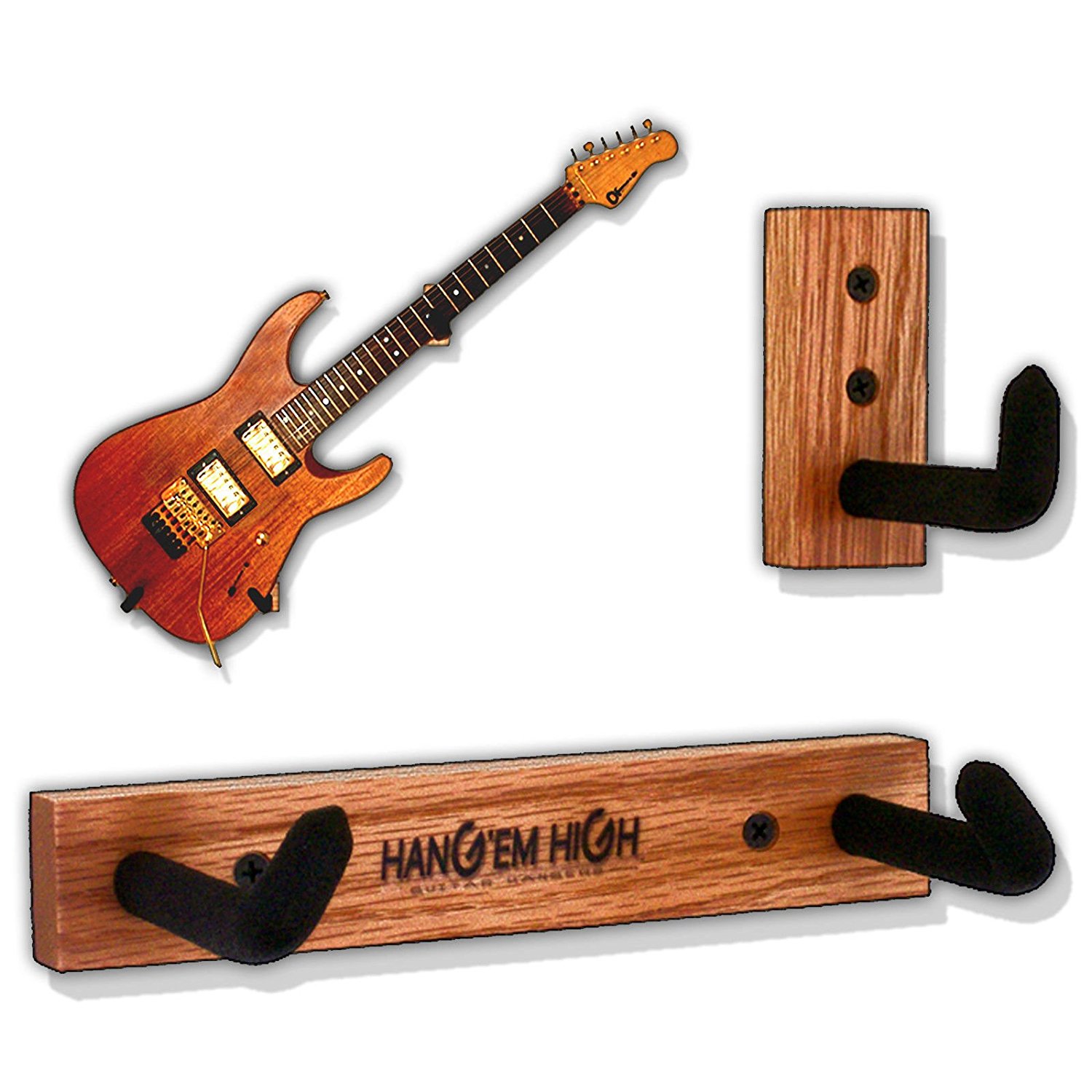 Buy adjustable two-piece wall guitar hanger