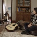Gabriela con "La Maestro" en el estudio de Paco